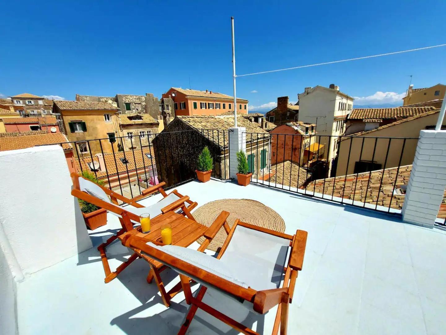 Apartament Corfu Old Town Terrace Zewnętrze zdjęcie