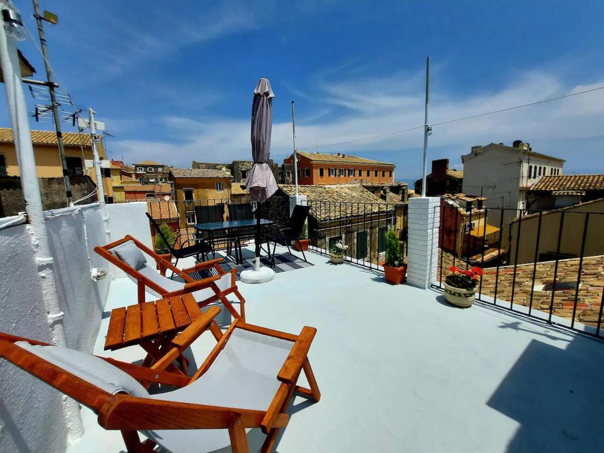 Apartament Corfu Old Town Terrace Zewnętrze zdjęcie